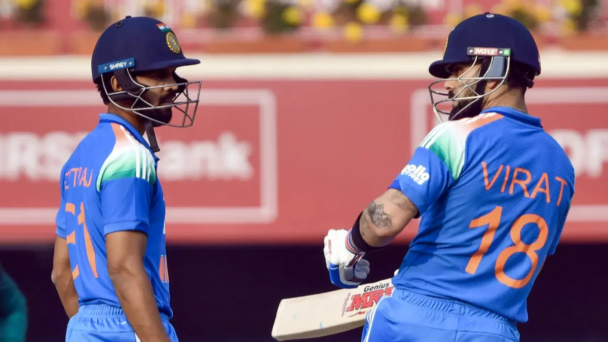 Virat Kohli and Ruturaj Gaikwad