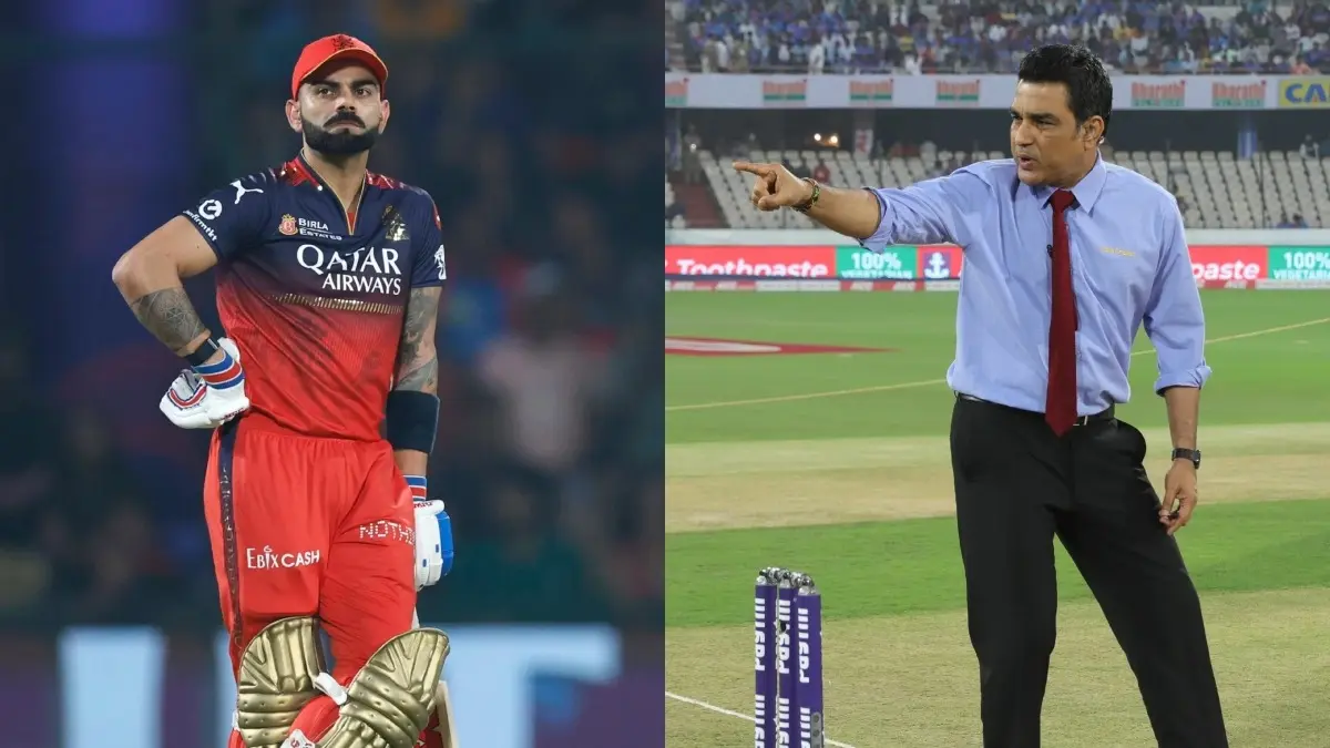 'Easy To Talk': Vikas Kohli Gives Fiery Response To Sanjay Manjrekar Following Criticism Over Virat Kohli's Strike Rate Virat Kohli and Sanjay Manjrekar