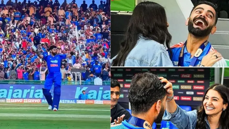 Virat Kohli Anushka Sharma: विराट कोहली ने जड़ा लगातार दूसरा शतक, तो पत्नी अनुष्का शर्मा ने खूब लुटाया प्यार; Photo Virat Kohli Anushka Sharma