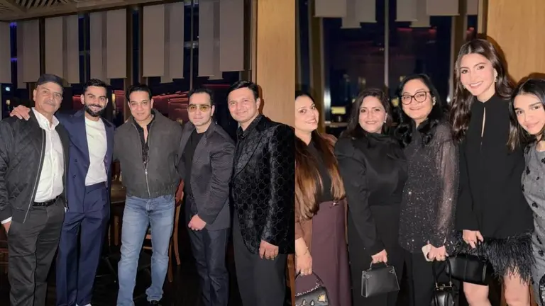 विराट-अनुष्का के न्यू ईयर सेलिब्रेशन की अनसीन PHOTOS, दुबई में दिखा पूरा परिवार, ननद संग पोज देती दिखीं एक्ट्रेस Virat Kohli-Anushka Sharma