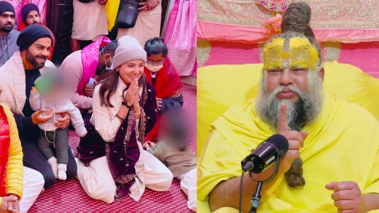 Virat Kohli Anushka Sharma again visits to premanand ji maharaj after BGT video went viral