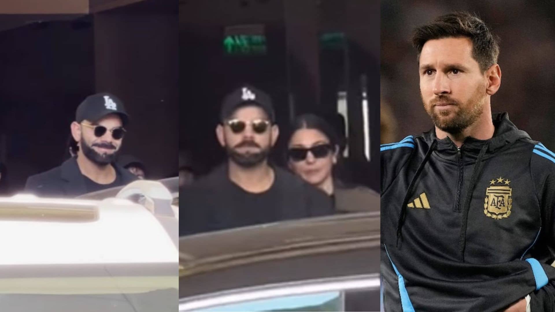 Virat kohli- Anushka Sharma- Lionel Messi