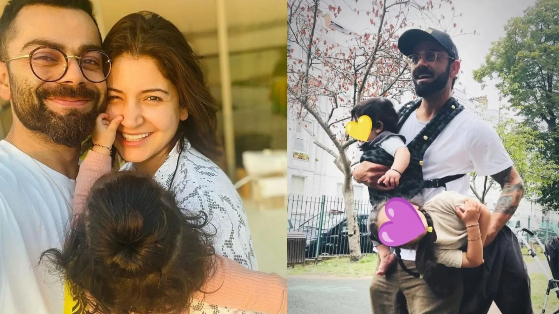Virat Kohli-Anushka Sharma with their kids