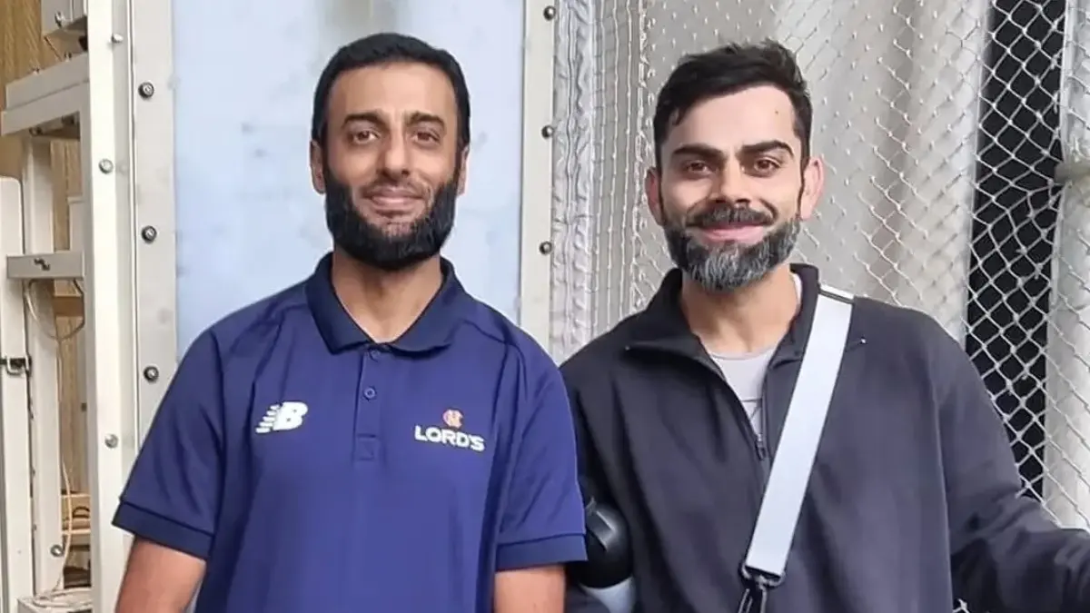 Virat Kohli Trains at Lord's Cricket Ground, Ready For India Comeback in Australia ODIs | VIRAL PIC Virat Kohli at Lord's with net bowler