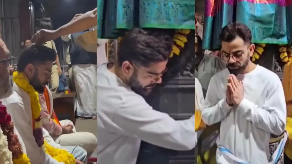 Virat Kohli At The Simhachalam Temple
