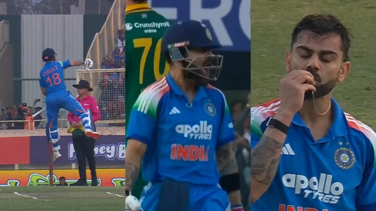 Virat Kohli Rewinds The Clock With His Animated Celebration As Ranchi Crowd Rises To Serenade India ODI Superstar | WATCH Virat Kohli Celebration