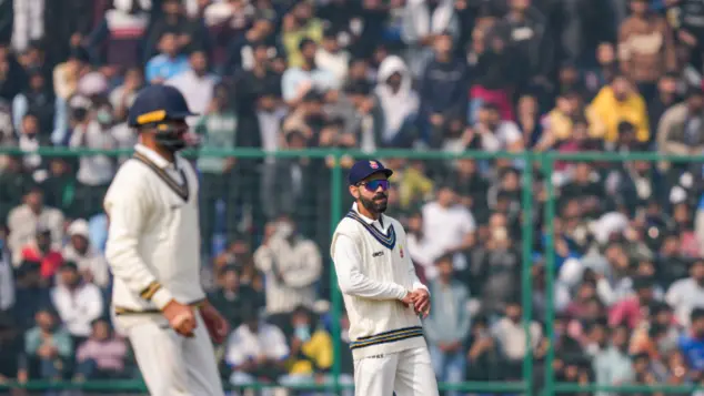 Virat Kohli during Delhi vs Railways Ranji game