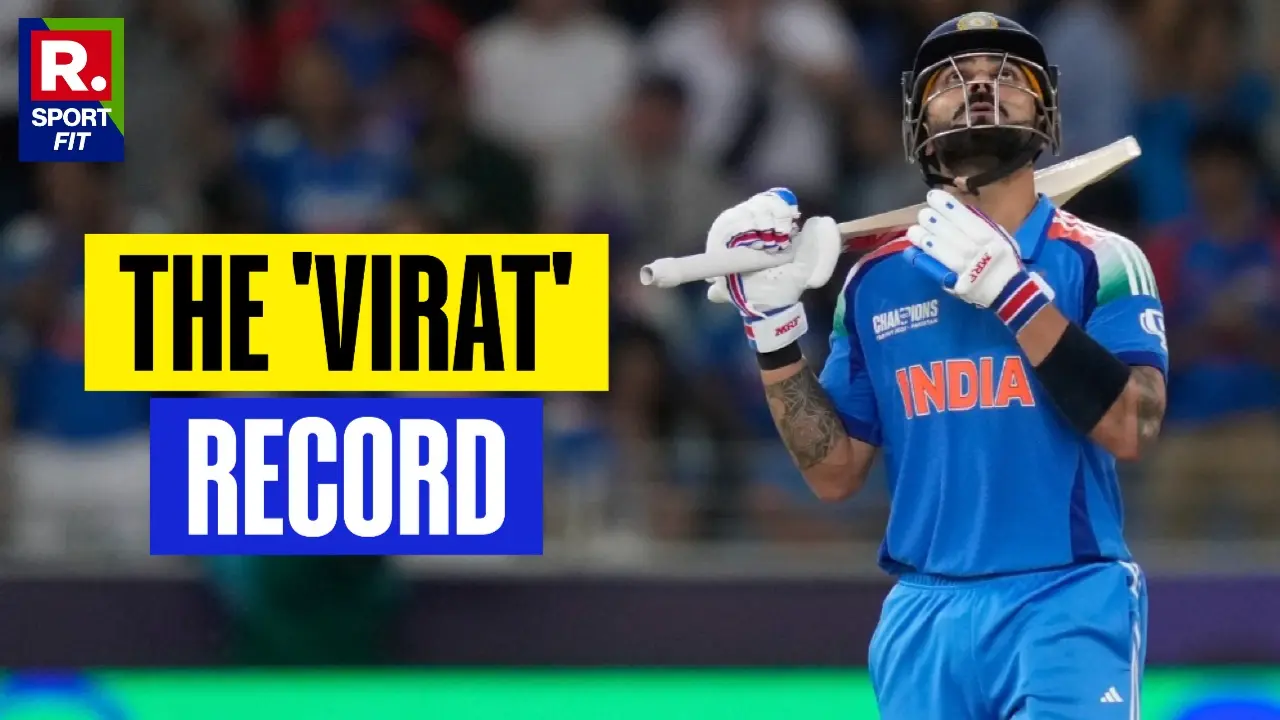 Champions Trophy 2025: Virat Kohli Becomes The First-Ever Cricketer To Script Unique Record Courtesy Of 51st Ton In Dubai Virat Kohli during IND vs PAK CT 2025 clash