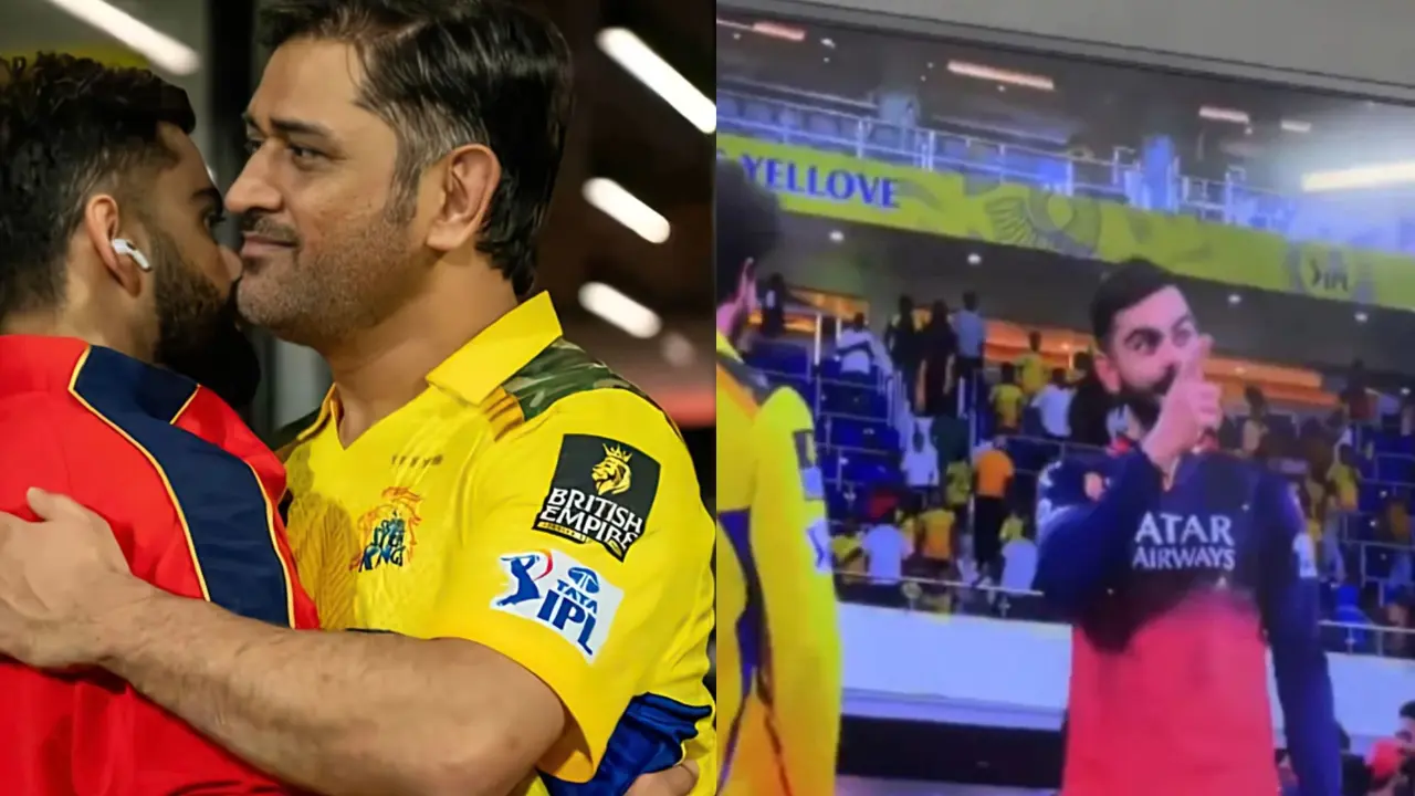 virat kohli fight with Khaleel ahmed video viral after csk vs rcb match know the reason