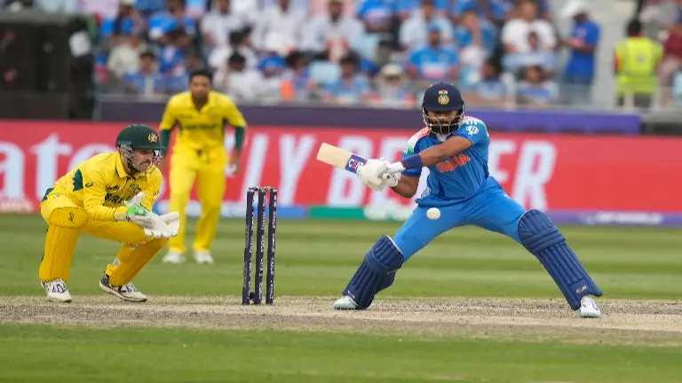 Virat Kohli in action