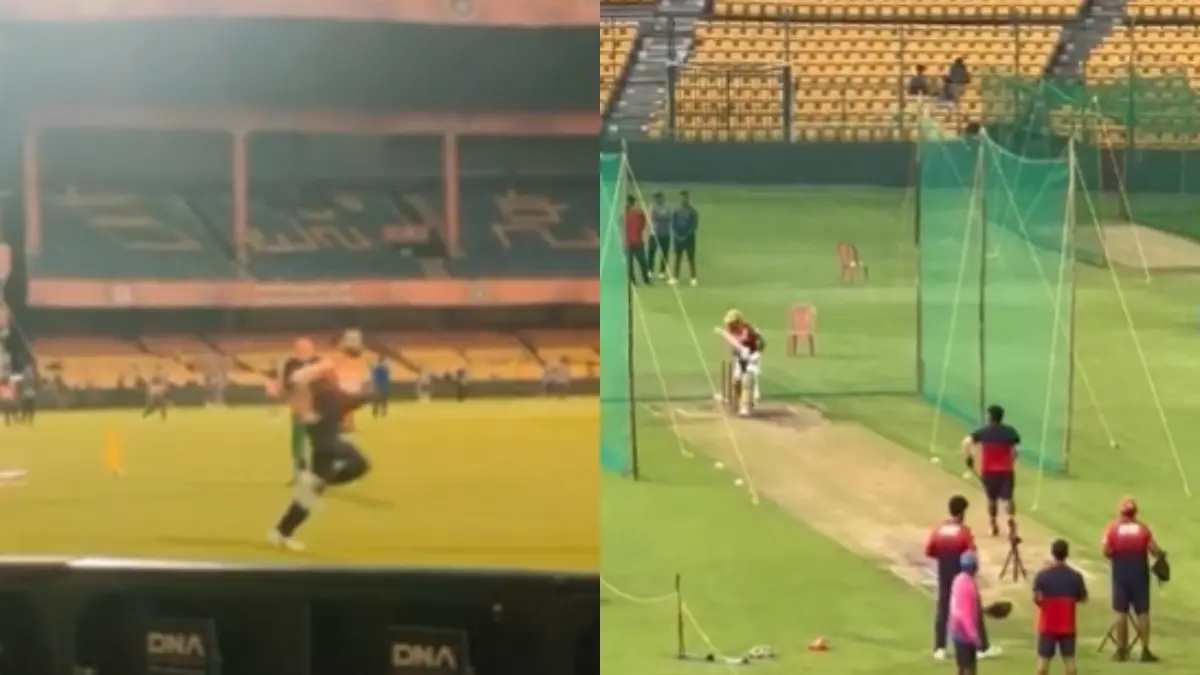 Virat Kohli in RCB nets