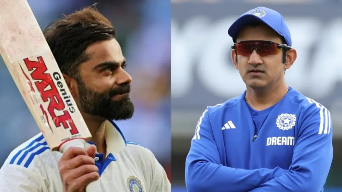 'Won't be About Individual-Centric': Did Gautam Gambhir Take Indirect Dig at Virat Kohli After Oval Win? Virat Kohli (L), Gautam Gambhir (R)