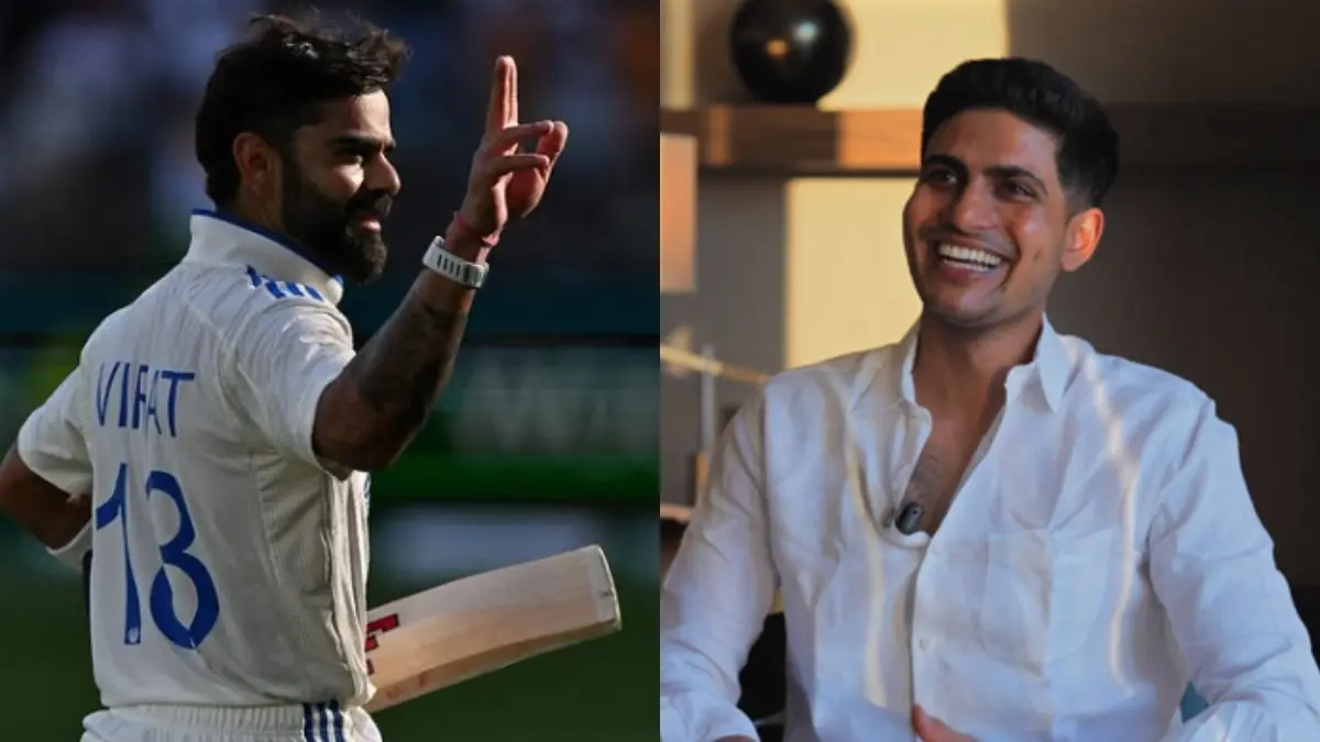 Shubman Gill Looking to Copy Brand 'Virat Kohli' by Being Aggressive? Sanjay Manjrekar Makes Controversial Statement Virat Kohli (L), Shubman Gill (R)