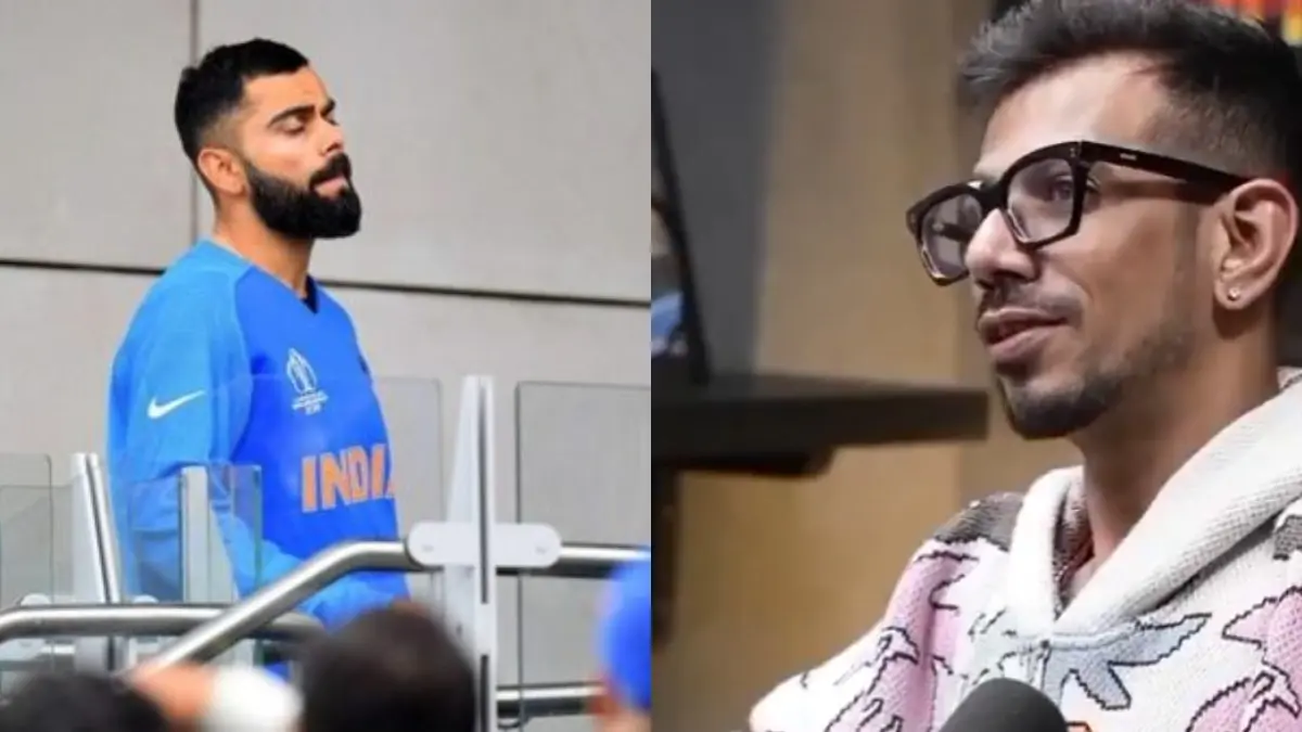 'Virat Kohli Bhaiya Crying...': Yuzvendra Chahal's Bombshell Revelation Becomes Biggest Talking Point Virat Kohli (L), Yuzvendra Chahal (R)