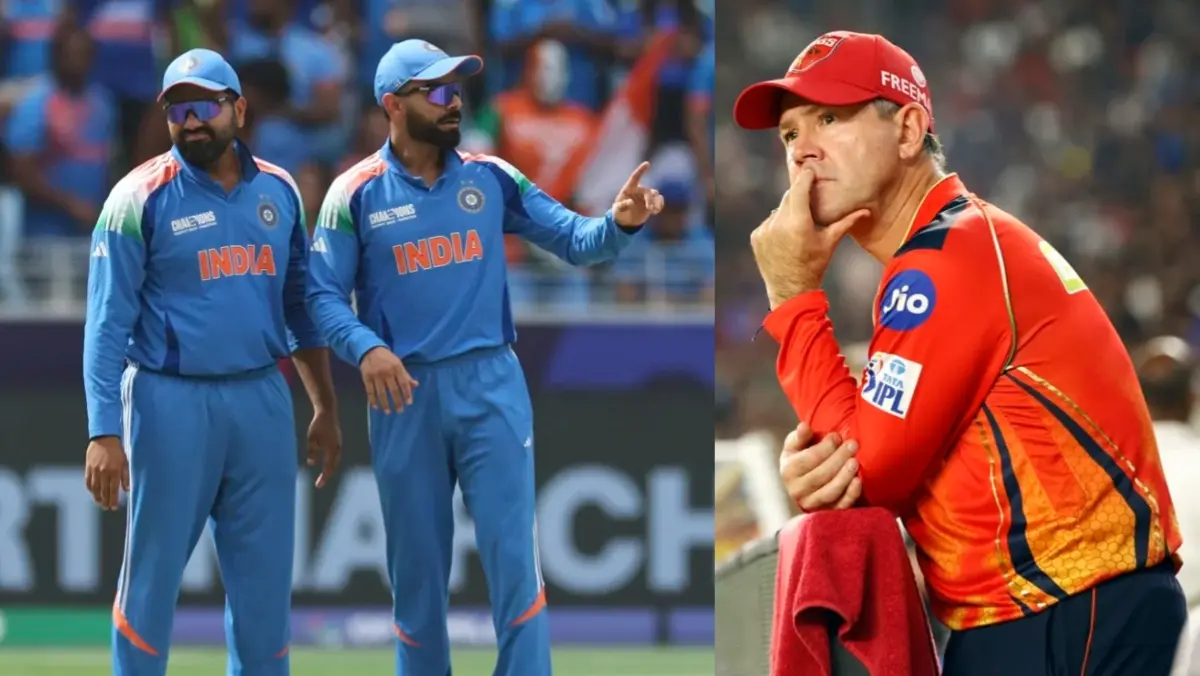 Virat Kohli, Rohit Sharma and Ricky Ponting