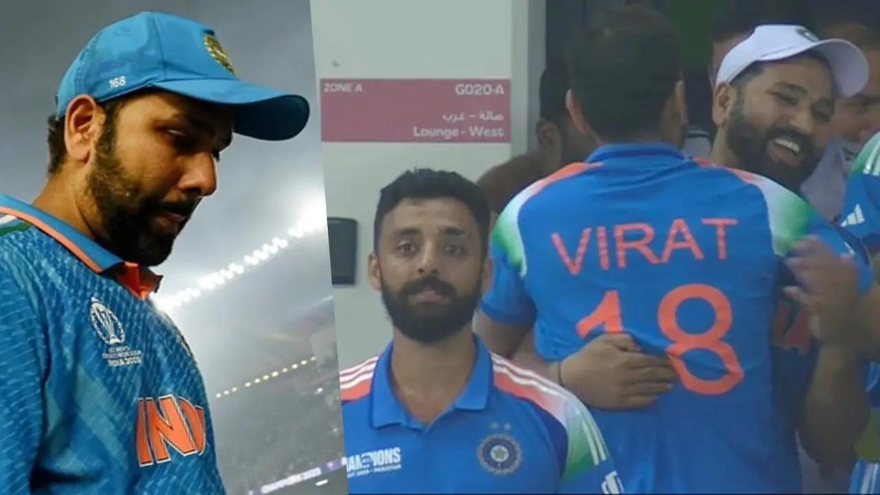 virat kohli rohit sharma emotional hug after india takes revenge from australia