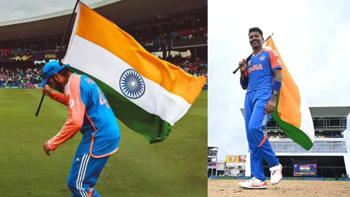 Independence Day पर देशभक्ति में डूबी टीम इंडिया, रोहित ने गाड़ दिया झंडा तो कोहली-गंभीर ने जवानों को ऐसे किया सलाम Virat Kohli Rohit Sharma Gautam Gambhir Hardik Pandya team india celebrates independence day 2025 shares patriotic post