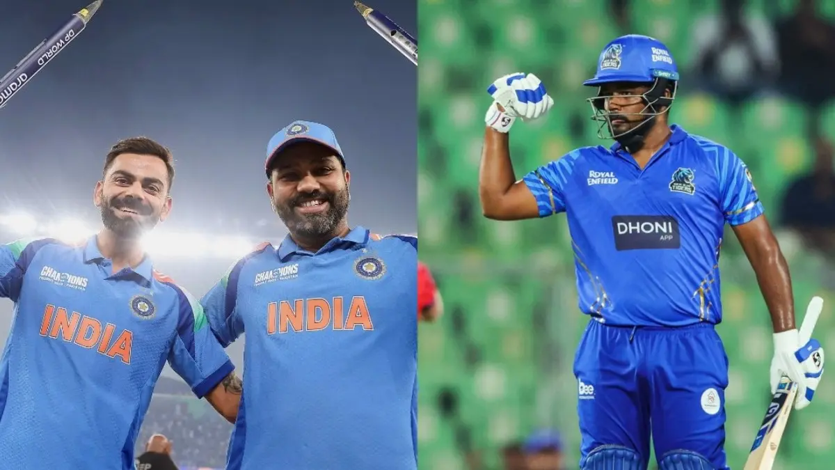Virat Kohli, Rohit Sharma, Sanju Samson