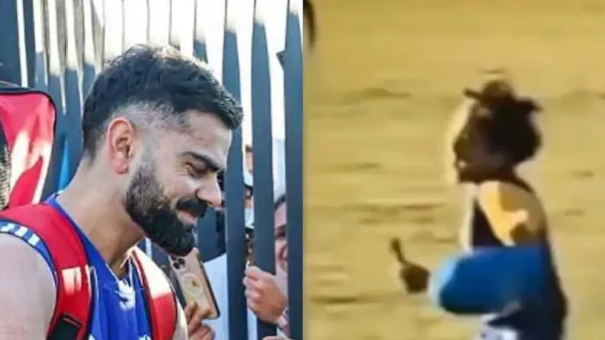 Virat Kohli's Little Fan