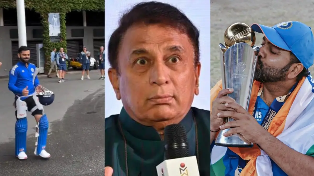 Virat Kohli, Sunil Gavaskar, Rohit Sharma