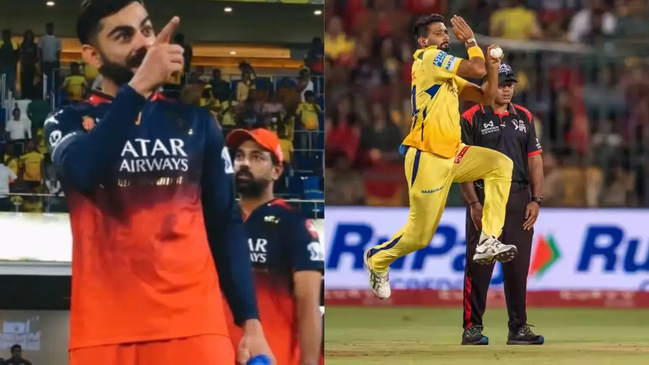 Virat Kohli takes revenge from Khaleel ahmed after threat him in Chennai rcb vs csk