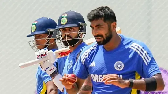 ICC Test Rankings - Jasprit Bumrah Back as No. 1; Virat Kohli, Jaiswal Gain BIG After Perth Win Virat Kohli, Yashasvi Jaiswal and Jasprit Bumrah during a training session.