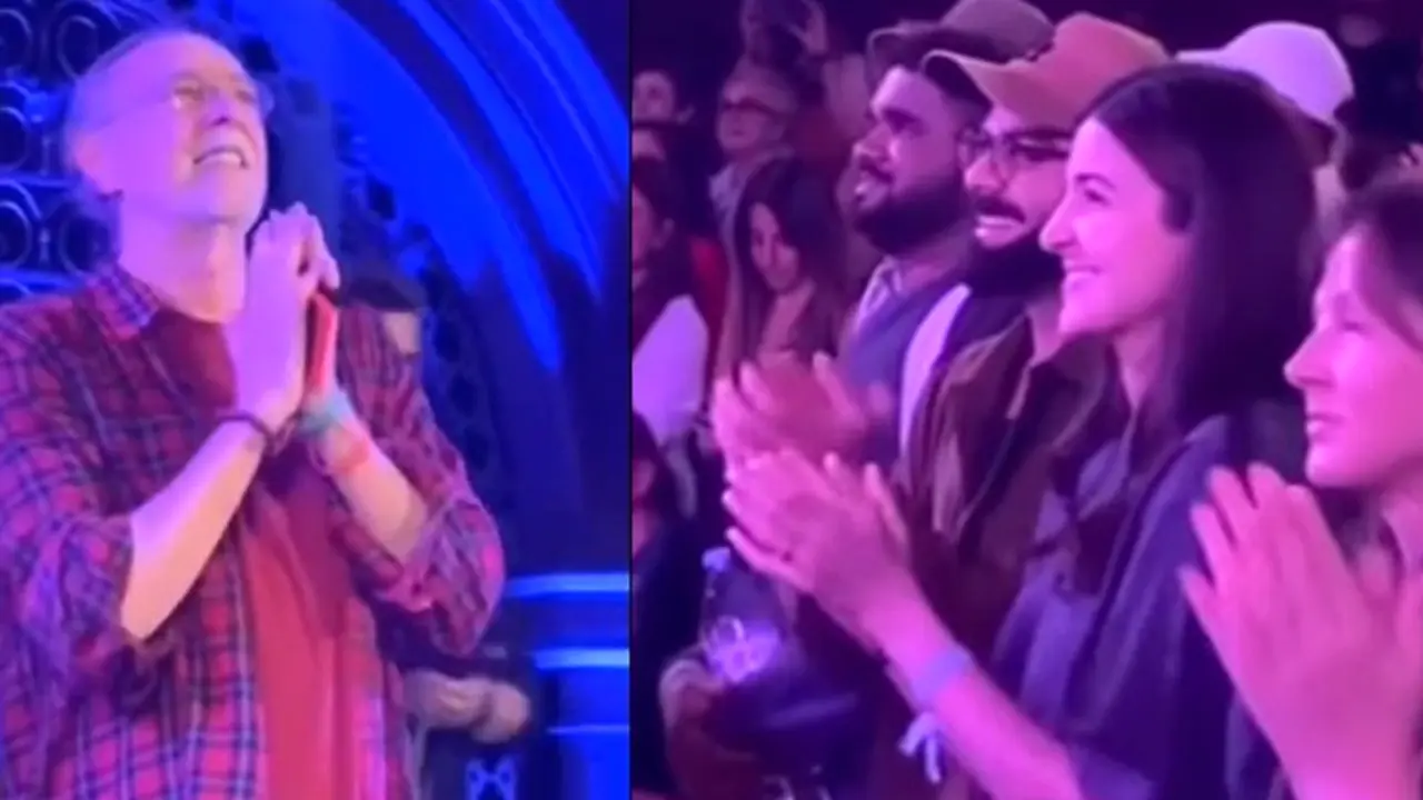 Virat Kohli and Anushka Sharma attend Krishna Das kirtan in London