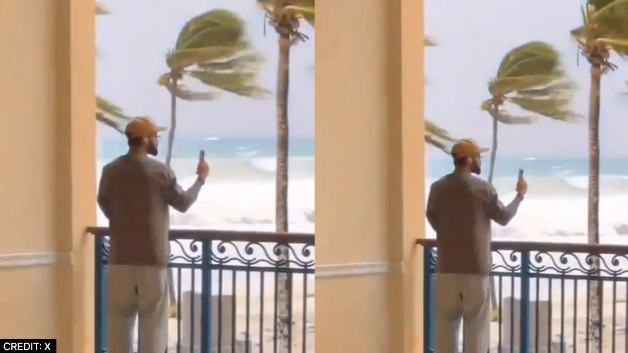 Virat Kohli shows Hurricane to Anushka Sharma on Video Call