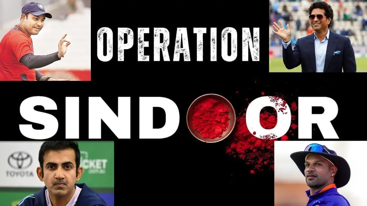 Virender Sehwag sachin Tendulkar amongs cricket stars reaction on operation sindoor india air strike