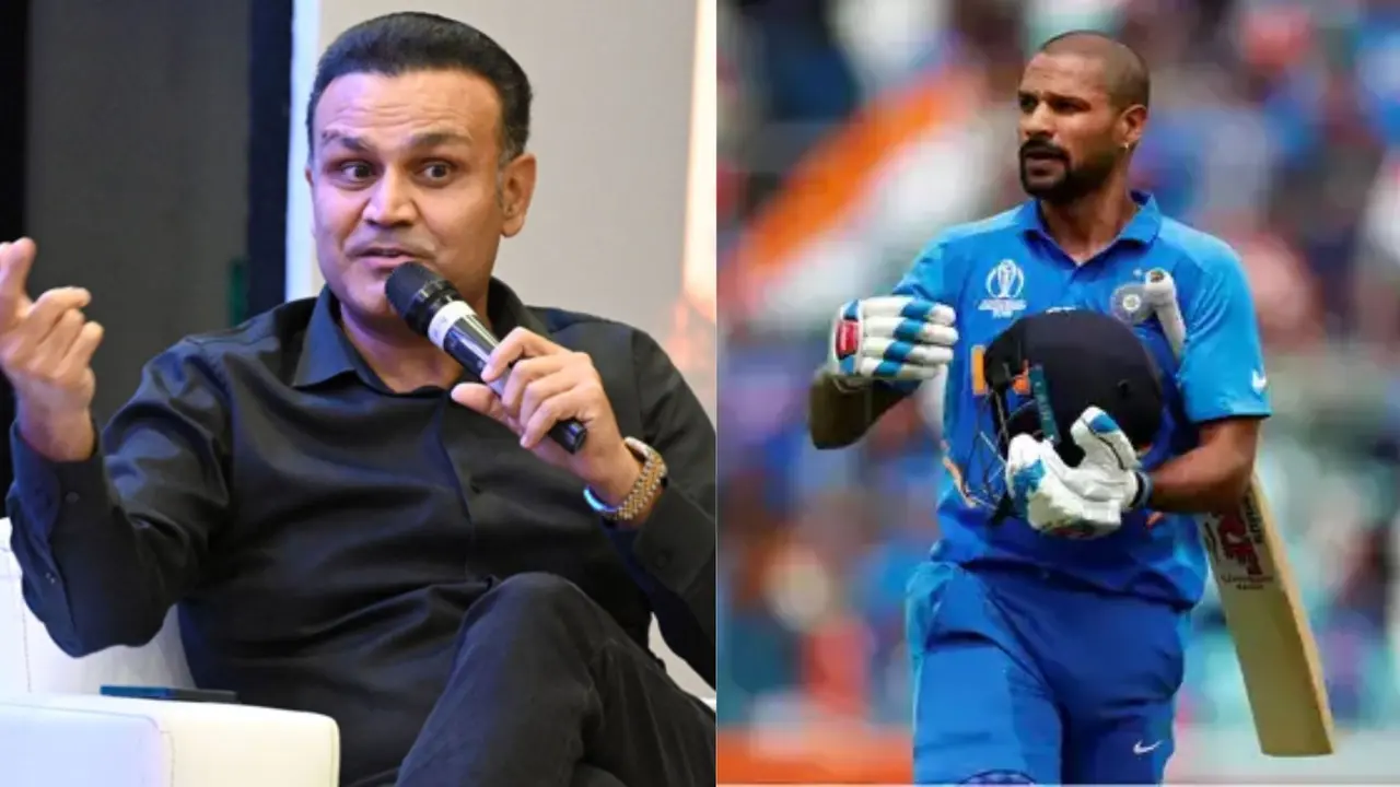 'Pahji...': Shikhar Dhawan replies to Virender Sehwag's 'Ever since you replaced me' message Virender Sehwag and Shikhar Dhawan