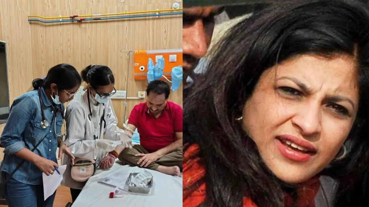 Virendra Sachdeva and Shazia ilmi