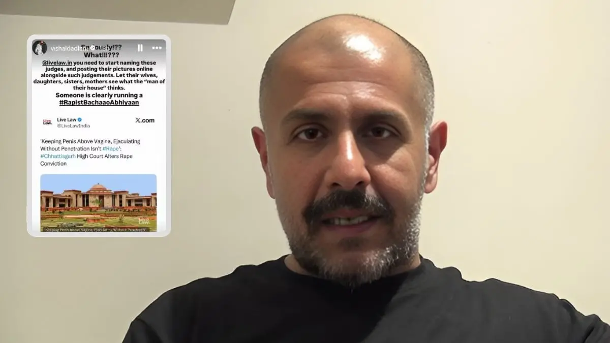'पेनिट्रेशन के बिना...', छत्तीसगढ़ HC के फैसले पर भड़के विशाल ददलानी, कहा- ये क्या है रेपिस्ट बचाओ अभियान? Vishal Dadlani reaction, Chhattisgarh High Court verdict