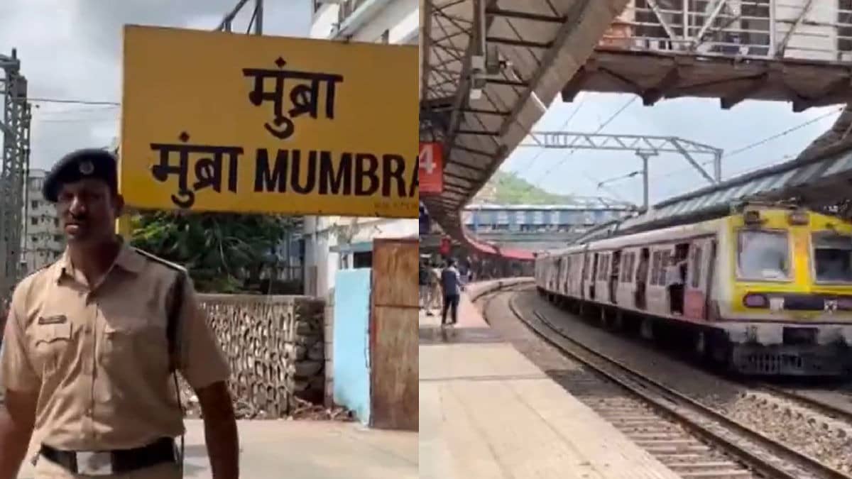 Visuals from Mumbra station, where an accident has claimed the lives of 4.
