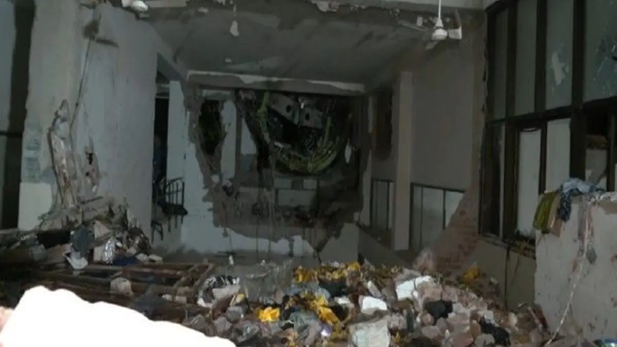 Visuals of hostel mess, where Air India Plane Crashed