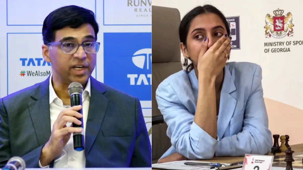 Viswanathan Anand, and Divya Deshmukh
