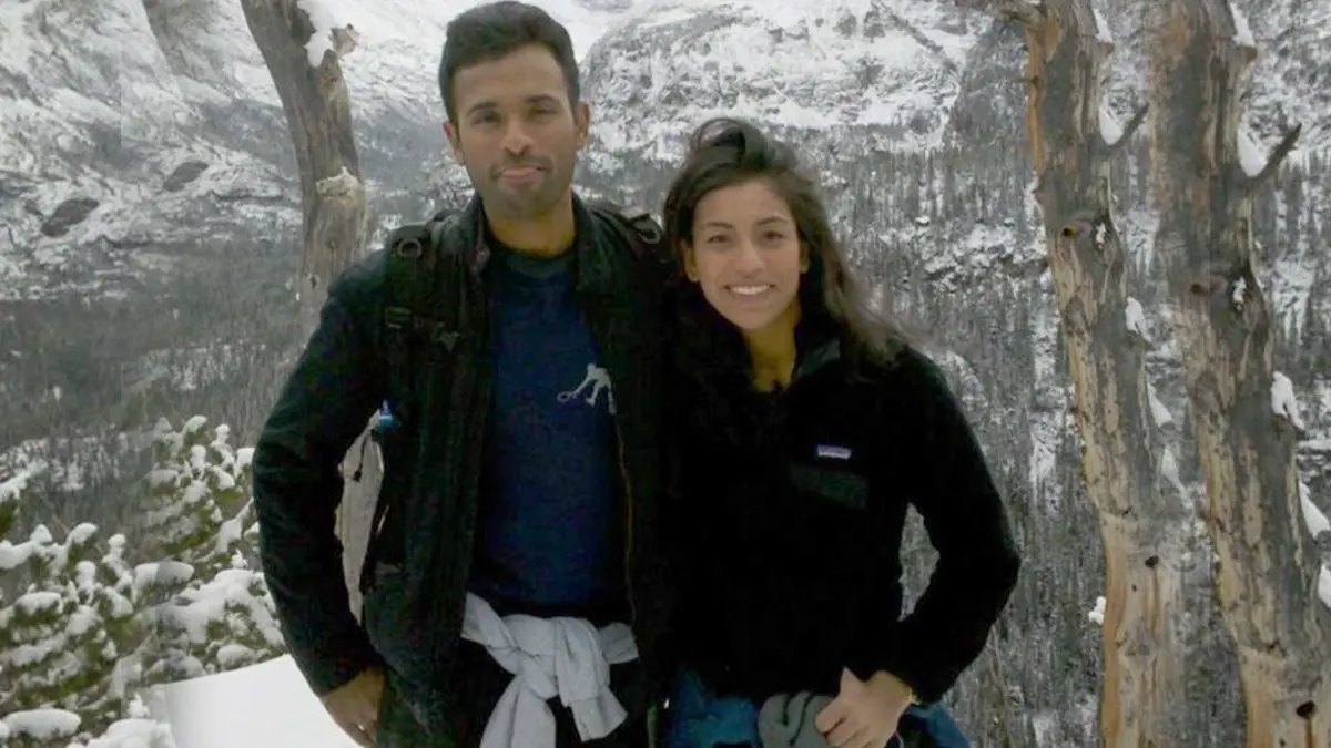 Vivek Ramaswamy with his wife Apoorva Ramaswamy.