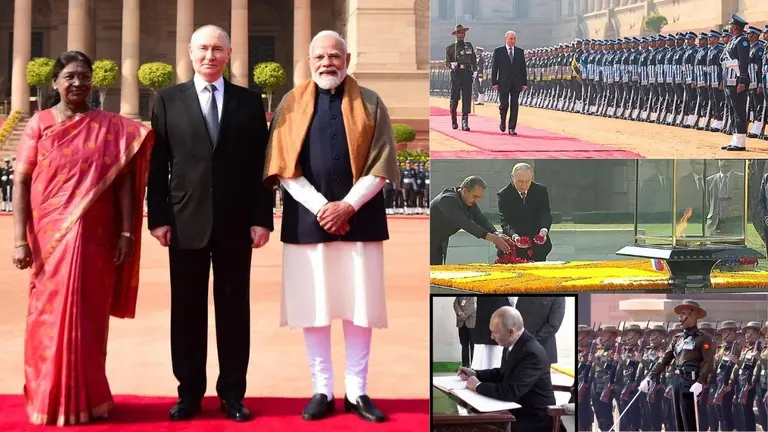 कुर्ता-पायजामा और कंधे पर शॉल... PM मोदी का पुतिन के हाथ में हाथ और चेहरे पर मुस्कान, दूसरे दिन क्या-क्या हुआ? Photos Vladimir Putin India visit