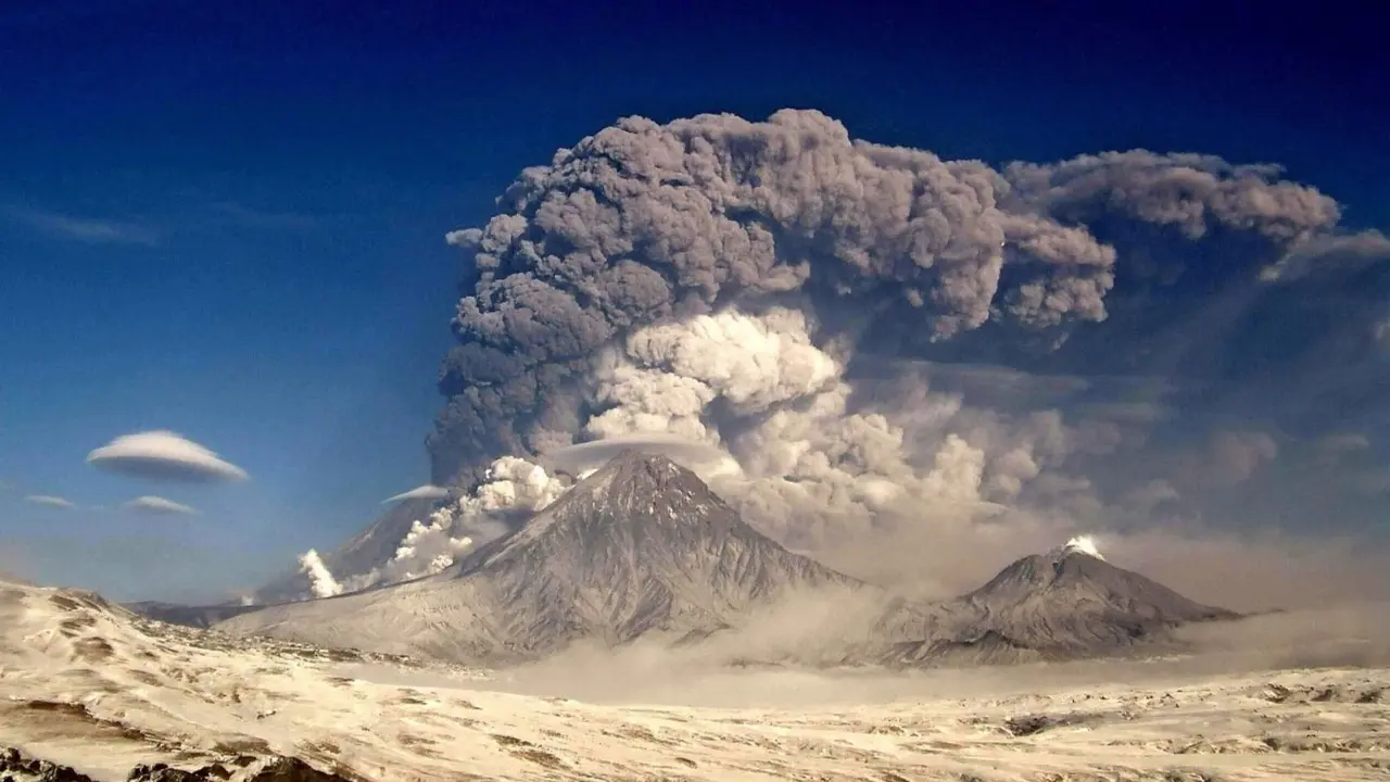 Volcano in Russia's Kamchatka