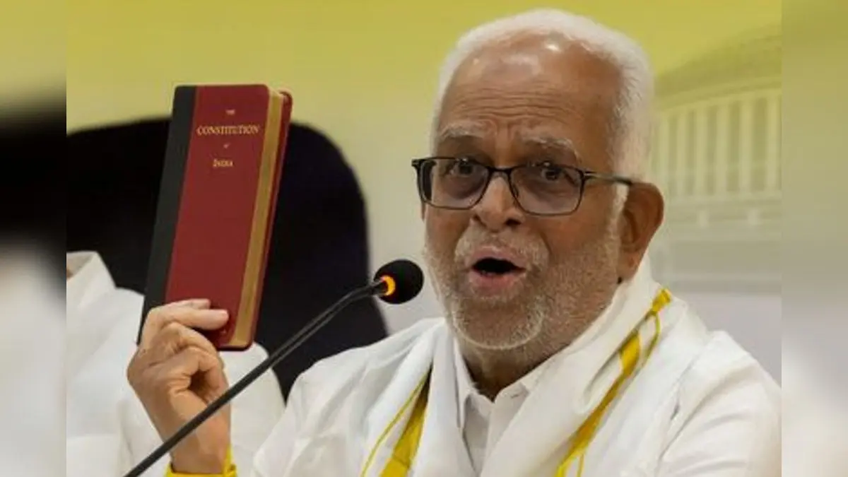 'Fight For Constitution Will Continue': VP Candidate B. Sudershan Reddy Pledges To Fight For Constitution, Confident Of Election Victory VP Candidate B. Sudershan Reddy Pledges To Fight For Constitution, Confident Of Election Victory