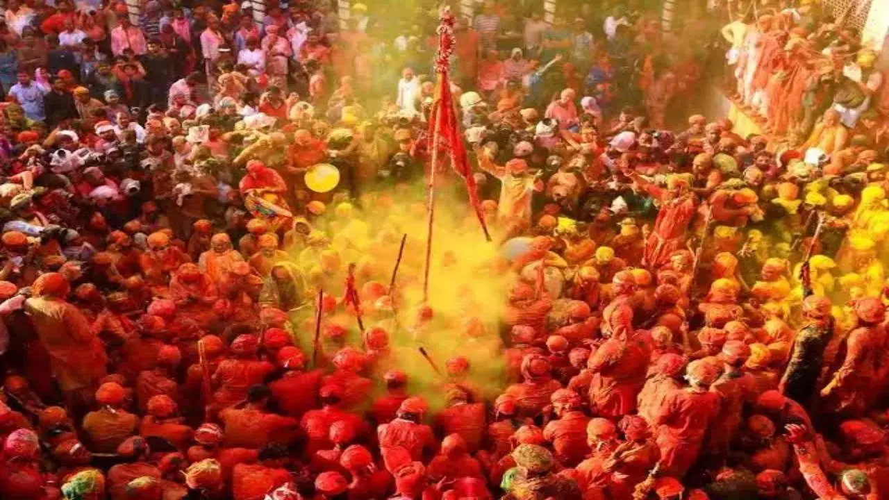 Vrindavan Temples Begin 50-Day Holi Celebrations with Gulal and Songs