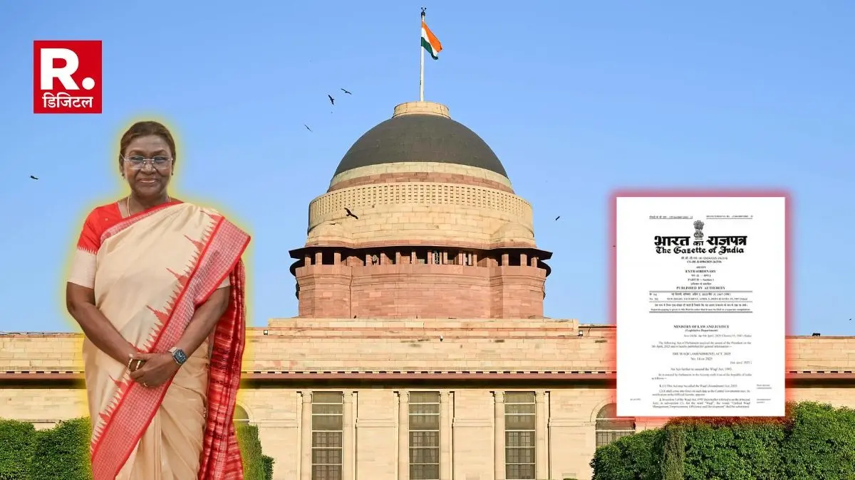 Wakf Amendment Bill gets President's assent