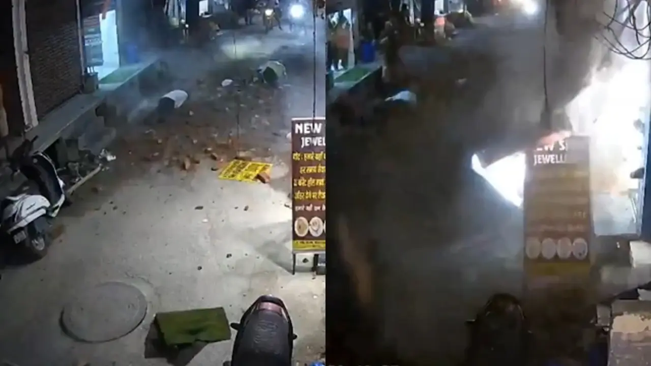 Wall Collapse in Delhi's Madhu Vihar