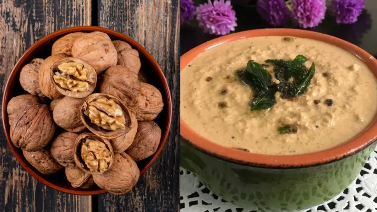 walnut chutney easy recipe akhrot ki chatni banane ki Vidhi