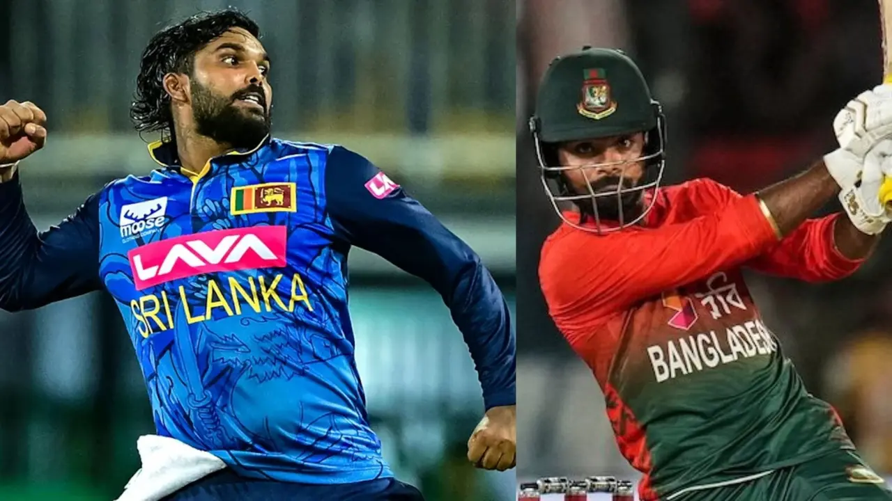 Wanindu Hasaranga fiery celebration makes Saif Hassan angry Bangladesh beat sri lanka in asia cup 2025 super 4 match