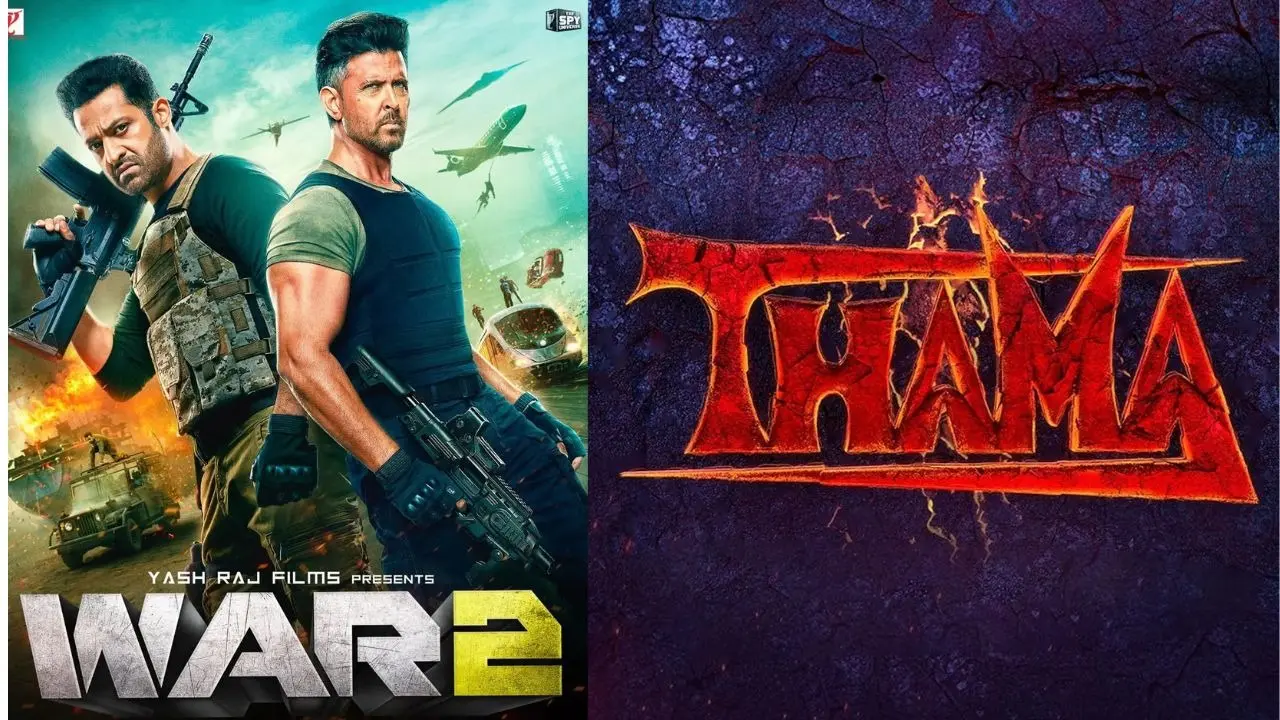 Ayushmann Khurrana And Rashmika Mandana Starrer Thama’s Teaser To Release With Hrithik-Jr.NTR’s War 2? War 2 and Thama