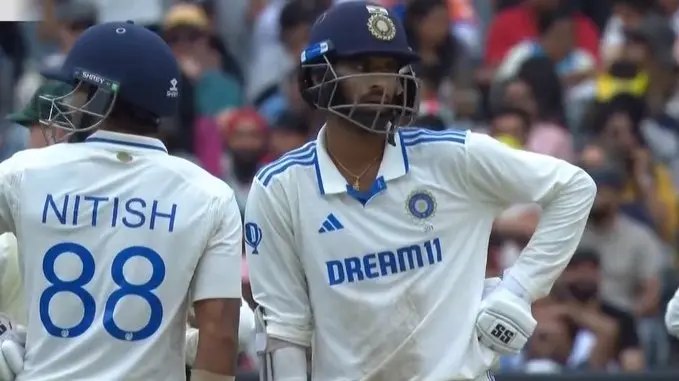 Washington Sundar and Nitish Reddy