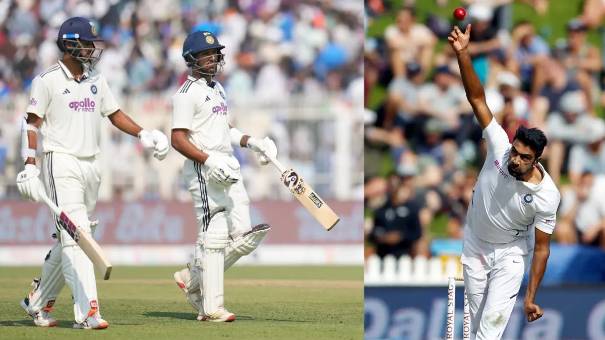 Washington Sundar, Dhruv Jurel, and Ravichandran Ashwin