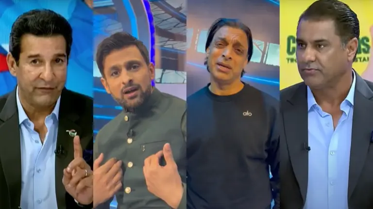 Wasim Akram, Shoaib Malik, Shoaib Akhtar, Waqar Younis