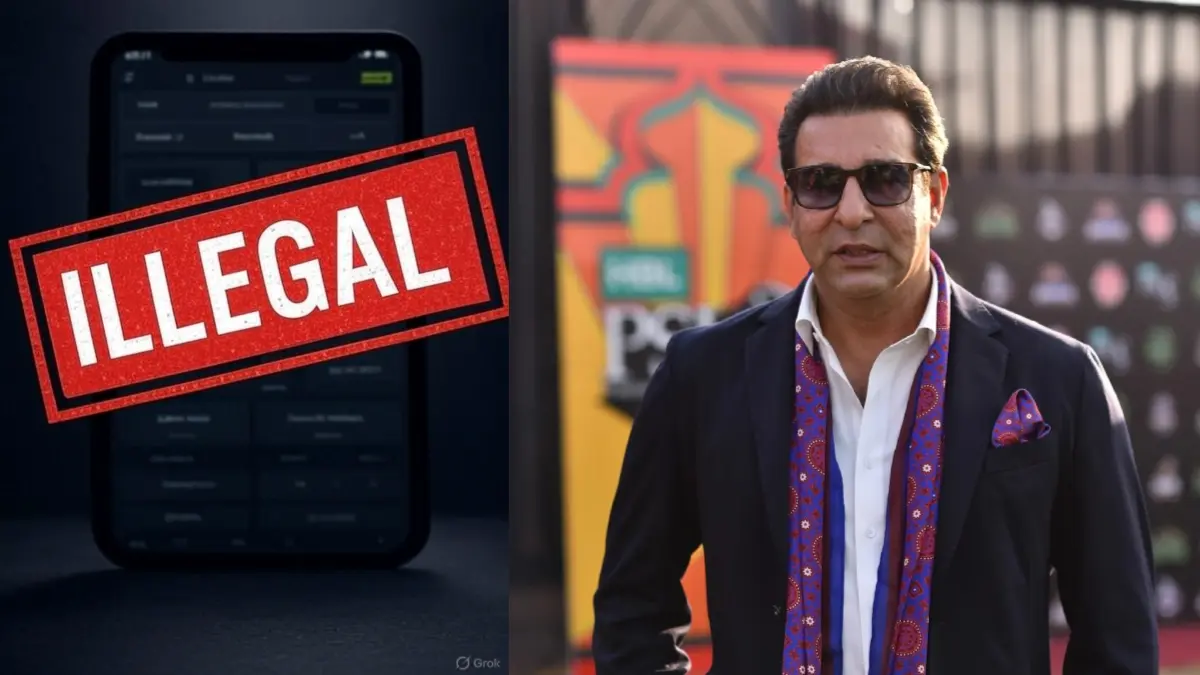 Wasim Akram Finds Himself In Big Trouble, Action Likely To Be Taken Against Ex-Pakistan Skipper For Promoting Gambling App Wasim Karam in trouble for allegedly promoting gambling app