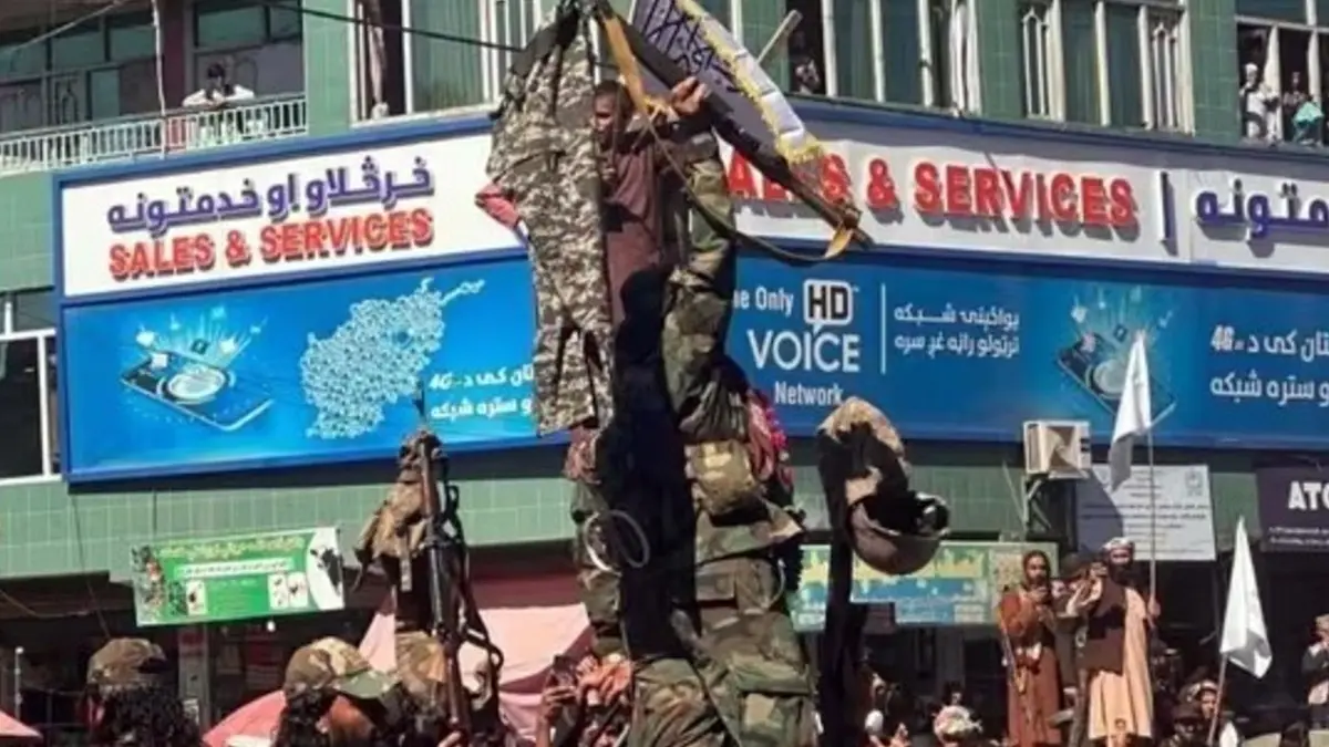 Watch: Afghan Forces Display Pants of Pakistani Soldiers In Victory Parade
